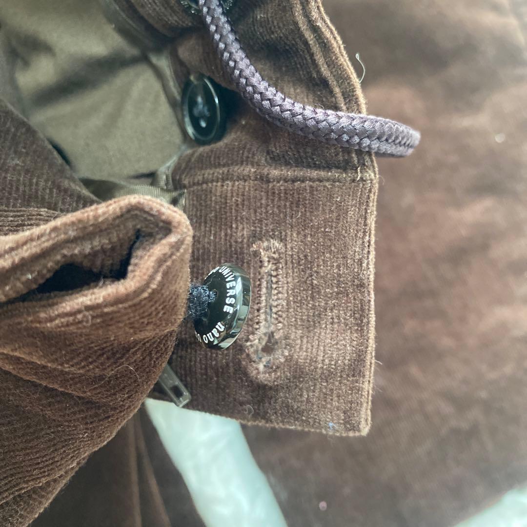 美品　ナノユニバース コーデュロイ セットアップ ブラウン　L