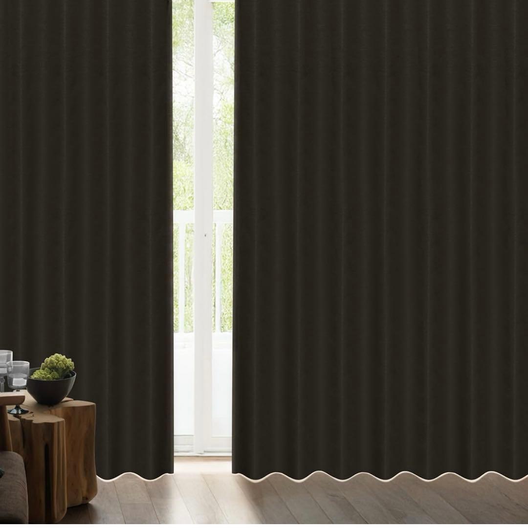 遮熱カーテン「静 Shizuka」完全遮光生地使用 タッセル付き