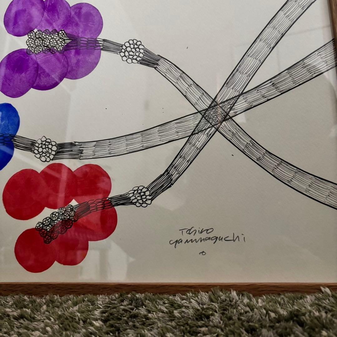 山口一郎　原画　寒色系　2025年　hanataba