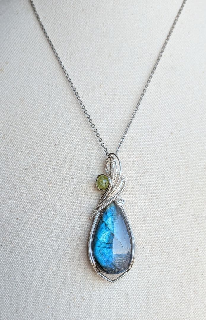 【専用】SFクンツァイト❅ワイヤーアートペンダントトップ他2点