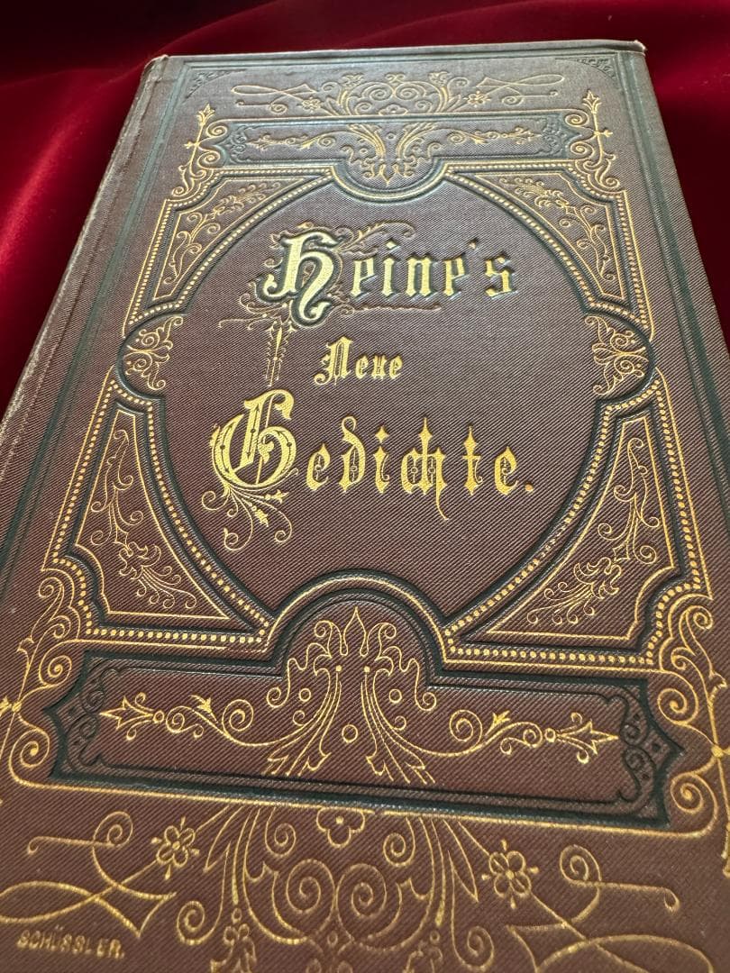 1876年　ハインリヒ・ハイネ　アンティーク　洋書　古書　ドイツ　レア