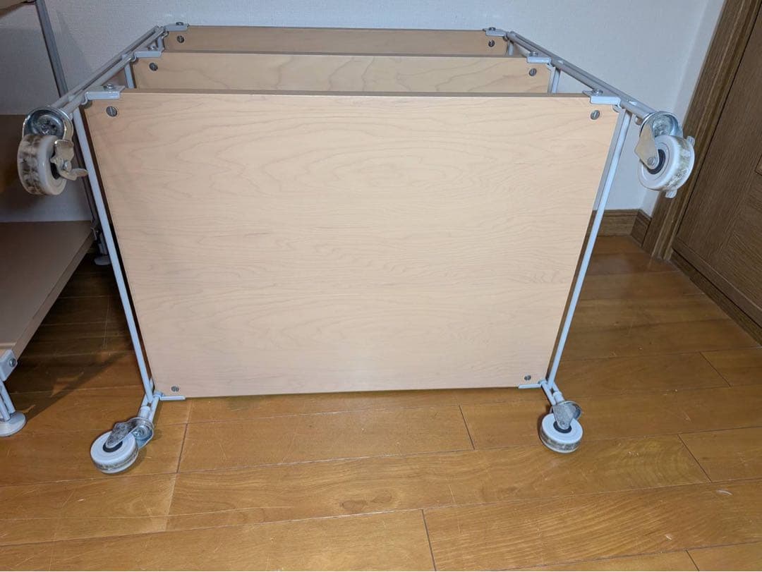 ■送料込■無印 スチールユニットシェルフ 2セット 棚 収納 ラックMUJI
