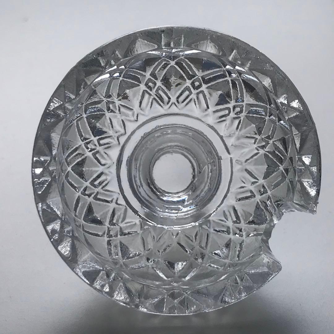 極稀少★美しいオールドサンルイSt.Louisクリスタルマスタード入れ100年前