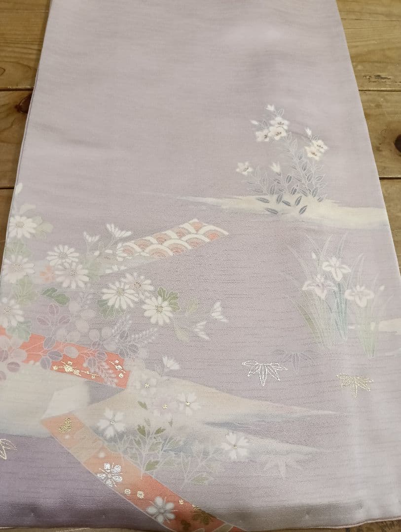 訪問着暈し染め　正絹　やまと誂製　お着物のみ