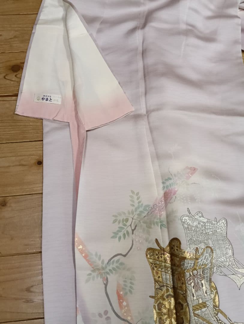 訪問着暈し染め　正絹　やまと誂製　お着物のみ