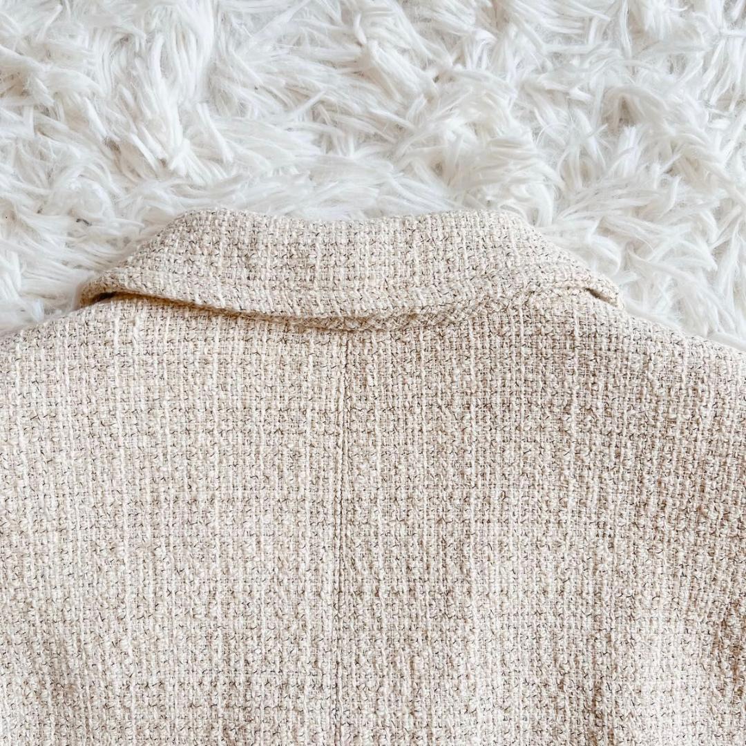 現行＊極美品【マックスマーラ】テーラードジャケット　ツイード　金ボタン 36