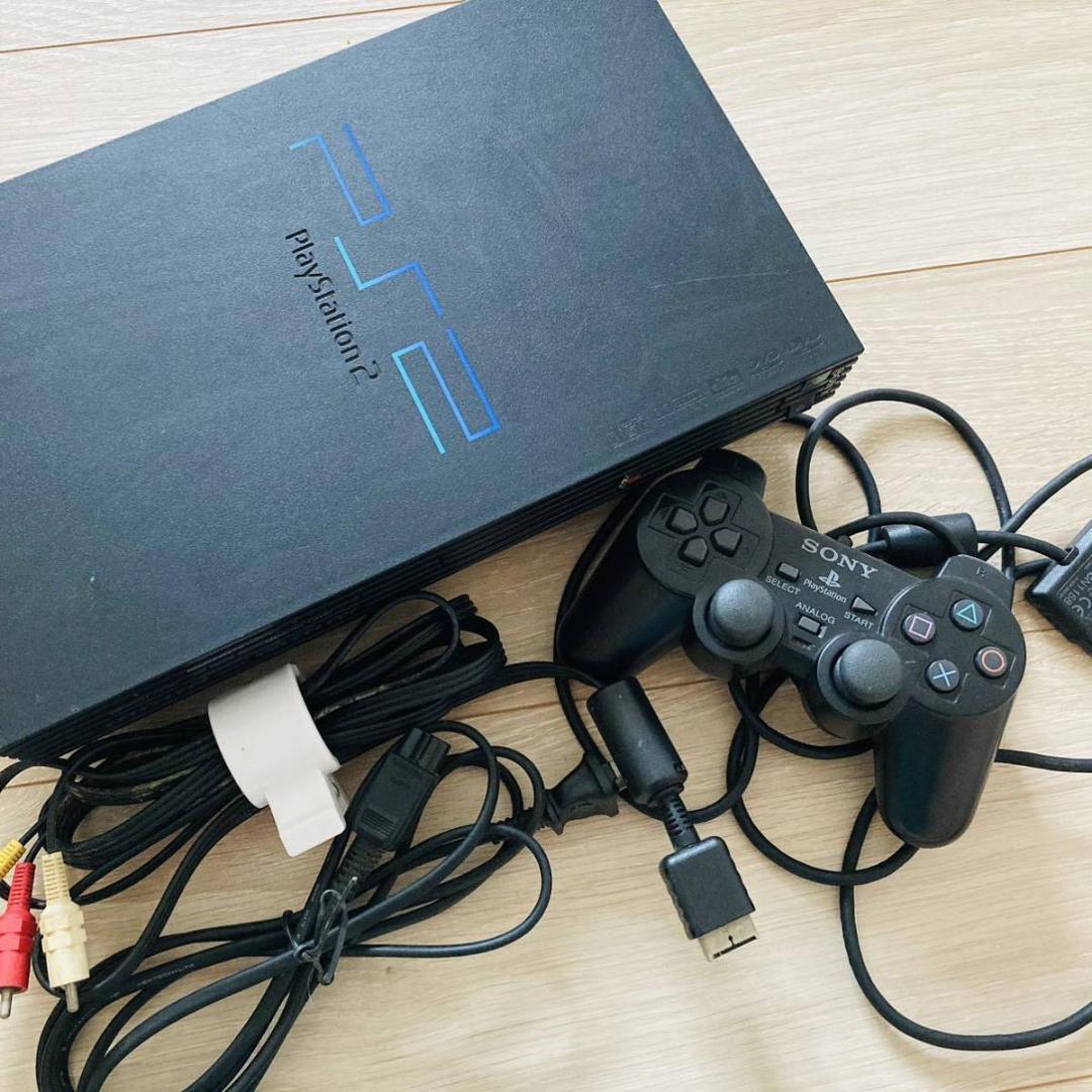 プレイステーション2 プレステ2 PS2 ソニー SONY コントローラー　黒