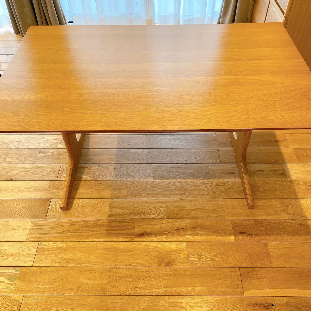 【三重県玉城町で引取】無印良品　リビングでもダイニングでもつかえるテーブル　４