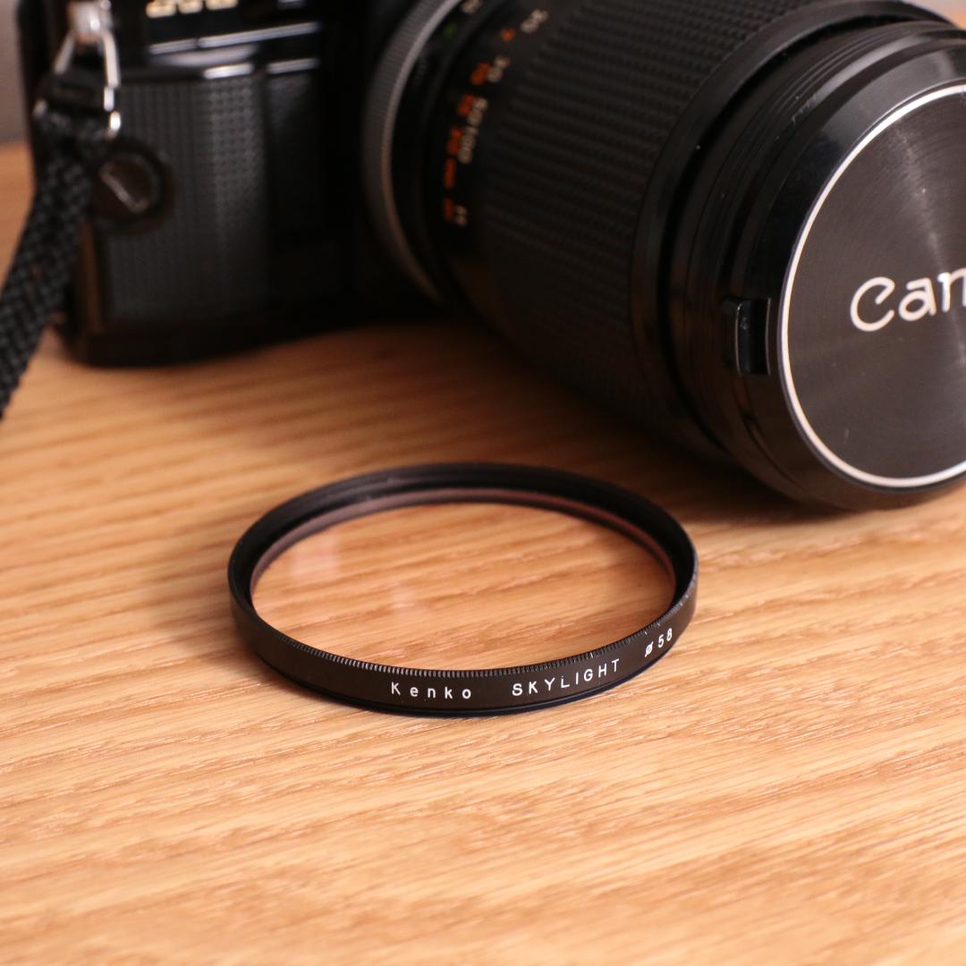 Canon A-1 一眼レフカメラ FD135mm f/2.5 SKYLIGHT