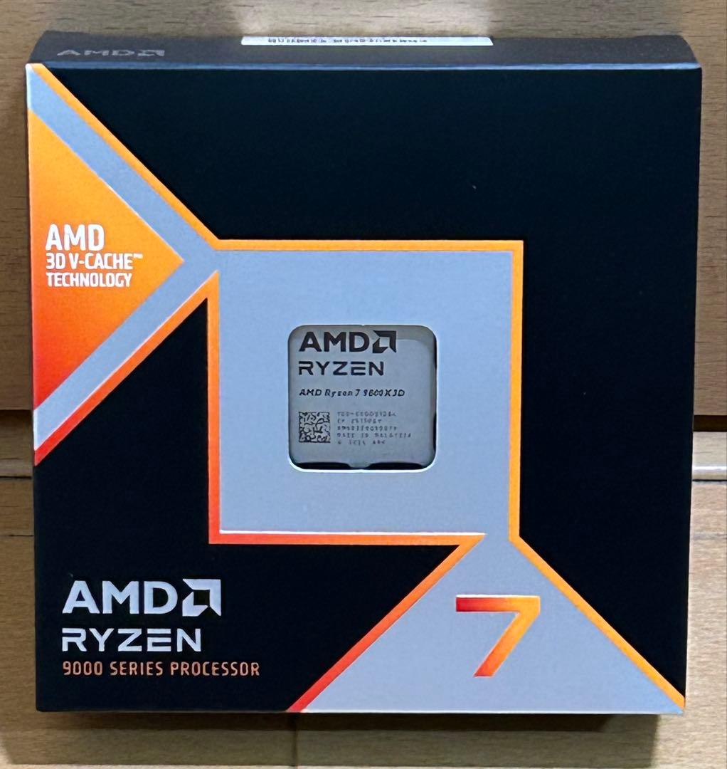 【未開封品】 AMD CPU RYZEN7 9800X3D