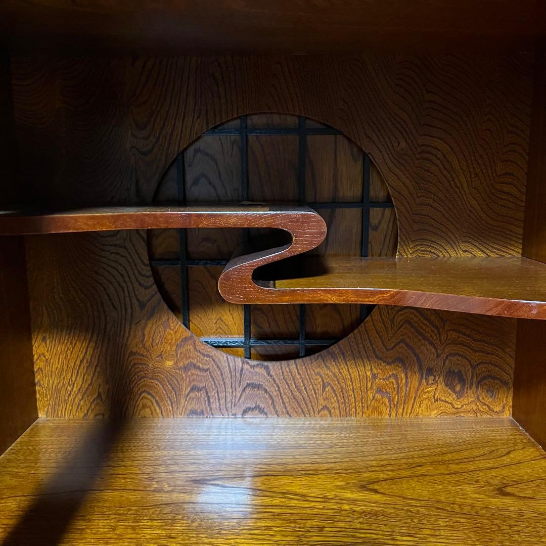 10/13まで掲載！ ほぼ配送費です！ 水屋箪笥 和箪笥 茶箪笥戸棚 昭和レトロ