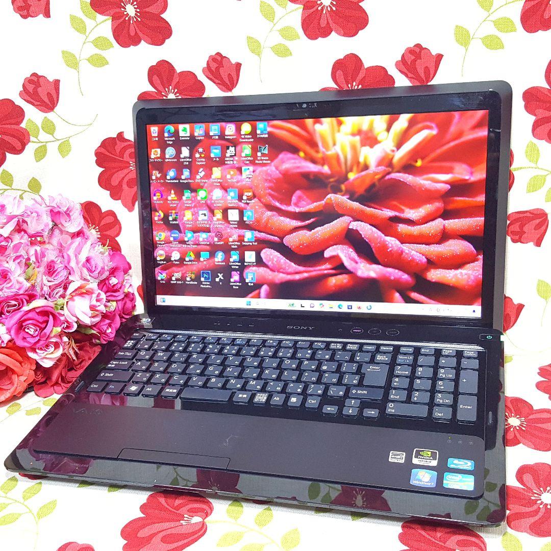 極上★新Wind11★新品SSD512GB★メモリ8GB★SONY★VIAO★