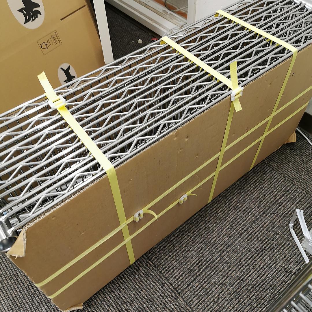 鯖缶：幅90cm　スチールラック 5段 シルバー