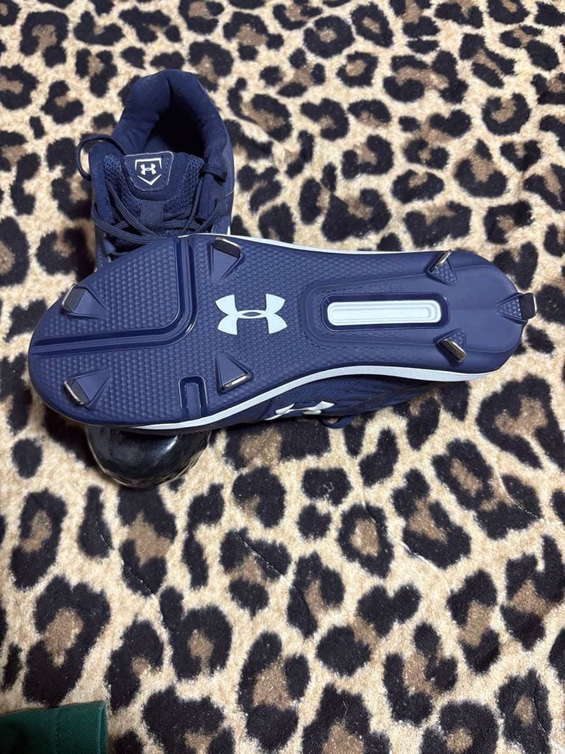 【レア物】【廃盤】アンダーアーマー スパイク　野球　28.0