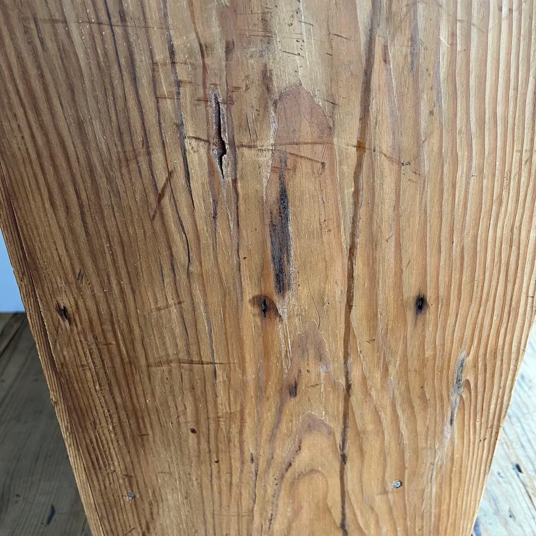 アンティーク 仕切り棚 チェスト 食器棚 書類棚 無垢材 無塗装 z842