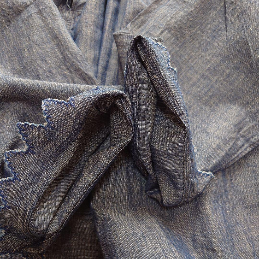 45Ｒコットンリネンのギャザーブラウス 45rpm