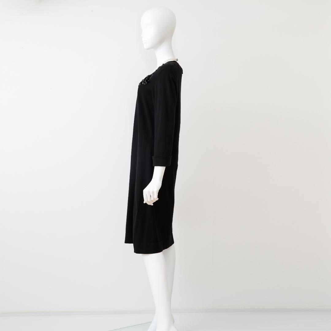 ♪当日発送可能【美品】ユキ　トリイ　シルク混　セレモニー　40　黒