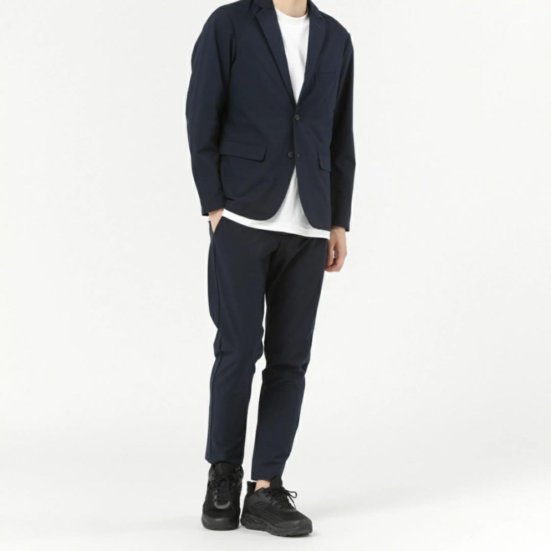 デサント　スーツ セットアップ テーラードジャケット ビジネス ネイビー　M