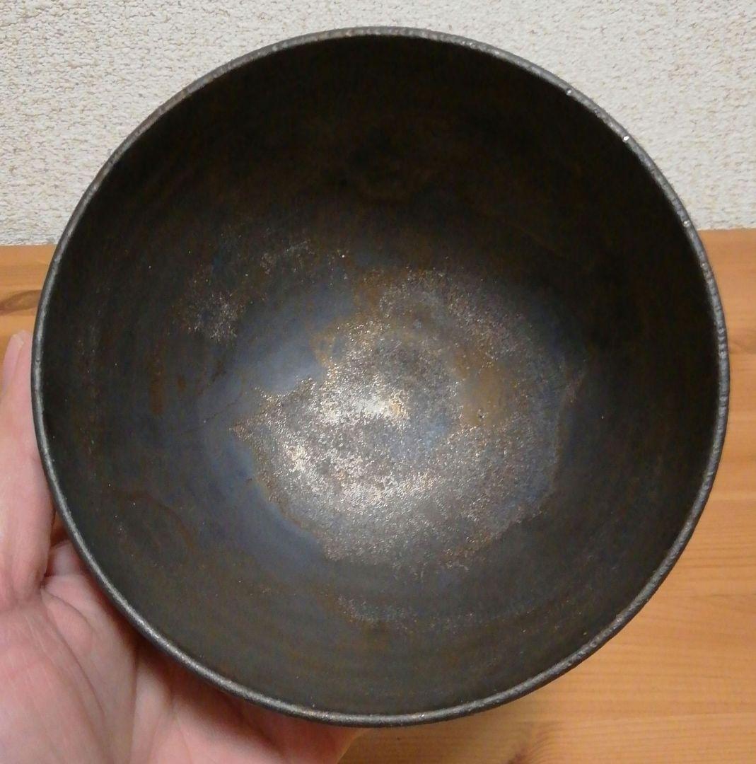 那波鳳翔作　播州相生焼　キンバリー　ソイル　茶碗　共箱　共布　略歴付　茶道具