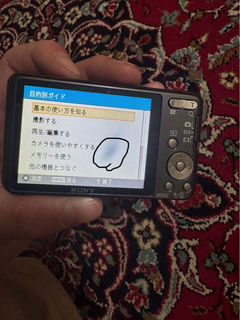 SONY Cyber-shot 16.1メガピクセル