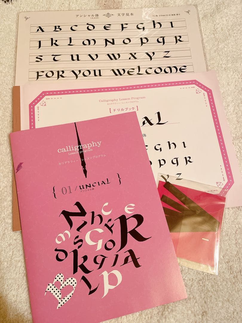 カリグラフィー レッスン 全種セット フェリシモ