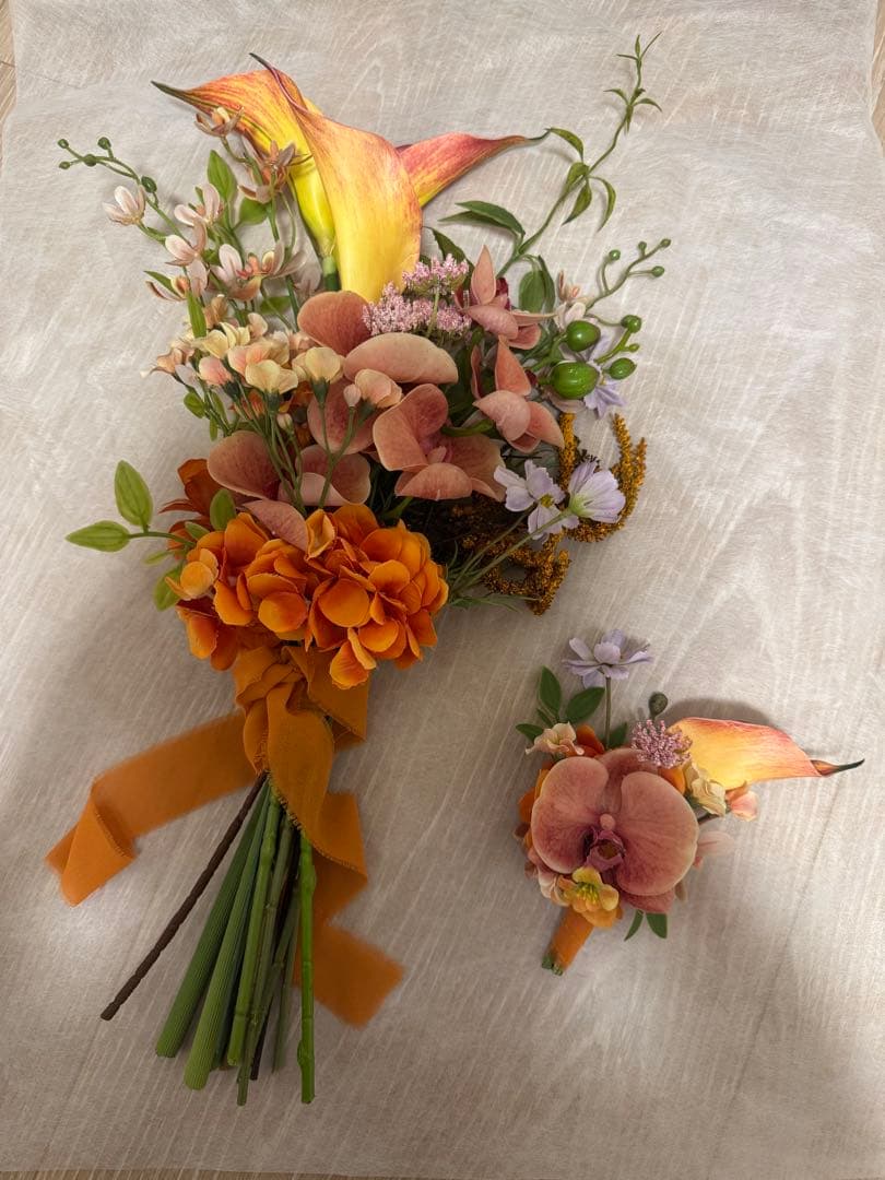アーティフィシャルフラワーブーケ　ウェディングブーケ