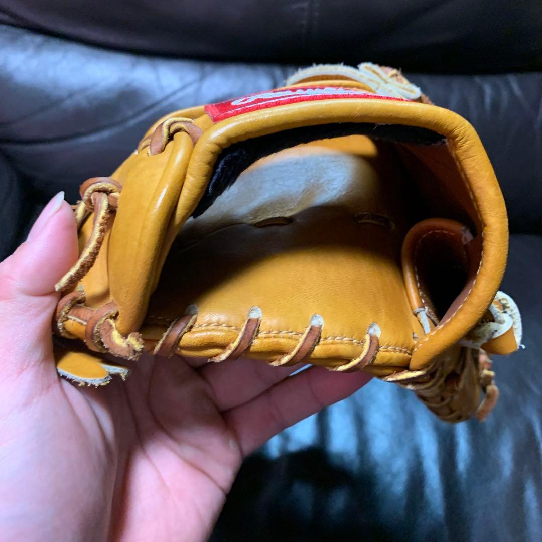 ローリングス　HOHオーダー　軟式ファーストミット　タン