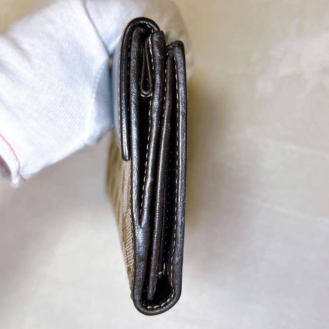 【極美品⭐︎】GUCCI 長財布 ラブリーハート GGキャンバス レザー ブラウン