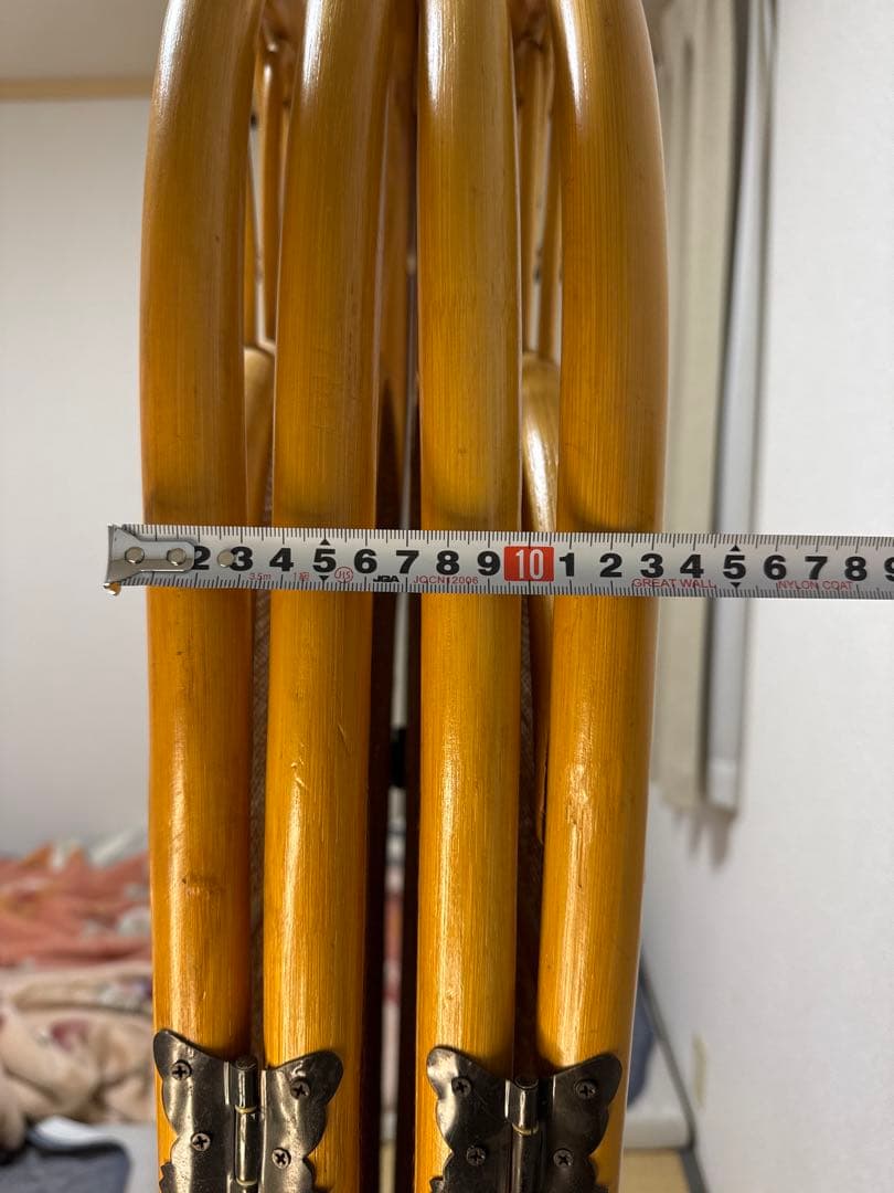 籐 ラタン スクリーン 4連 パーテーション 折りたたみ