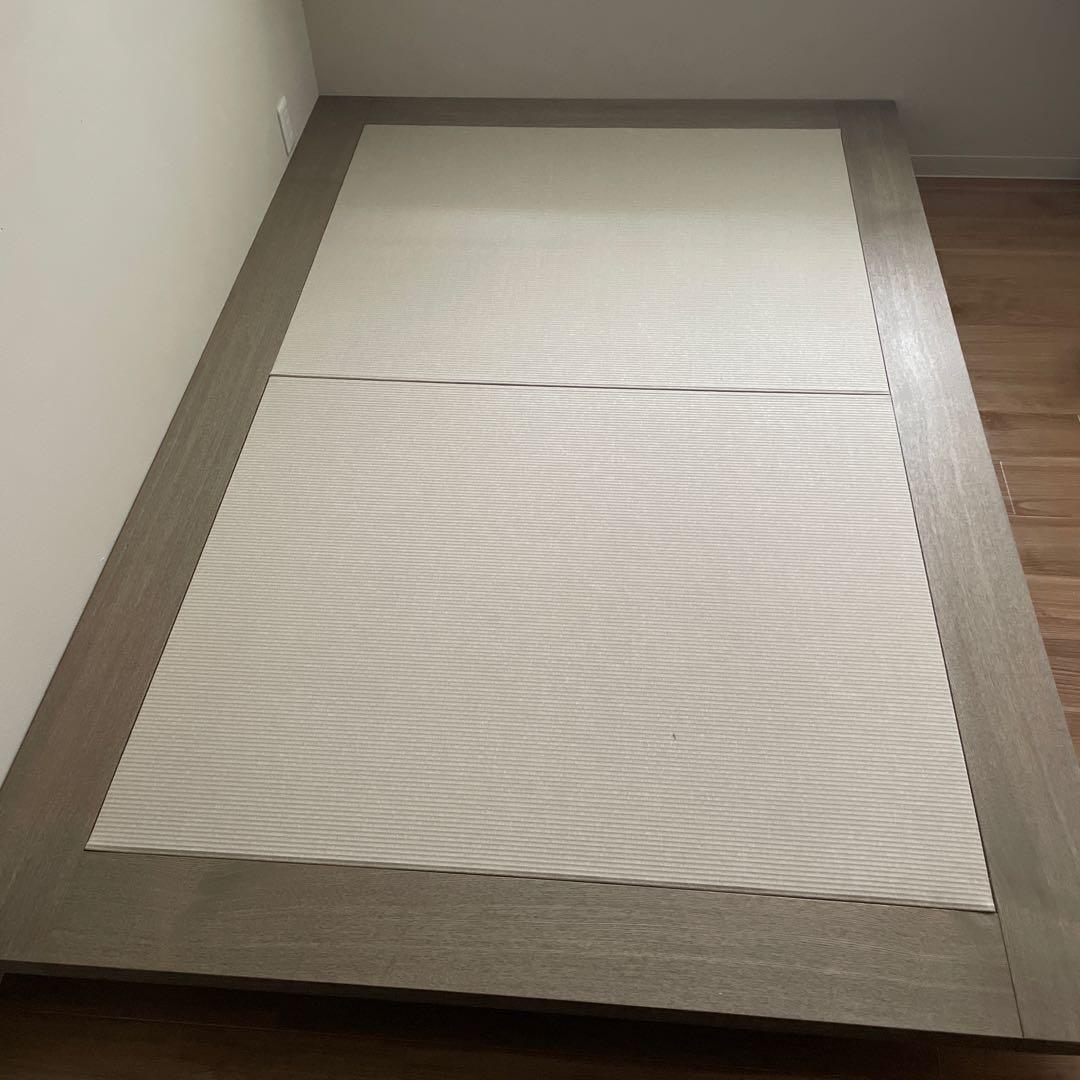 部屋を広くする家具 LIVING BED セミダブル 新色スモーキーブラウン