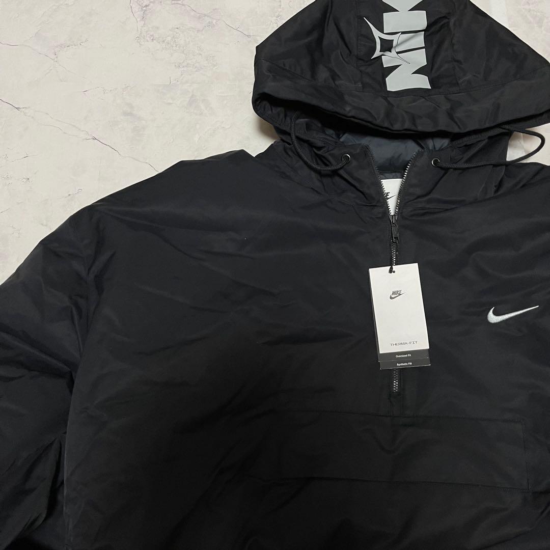 新品 NIKE ナイキ ハーフジップ 厚手ジャケット 黒 ブラック 3XL