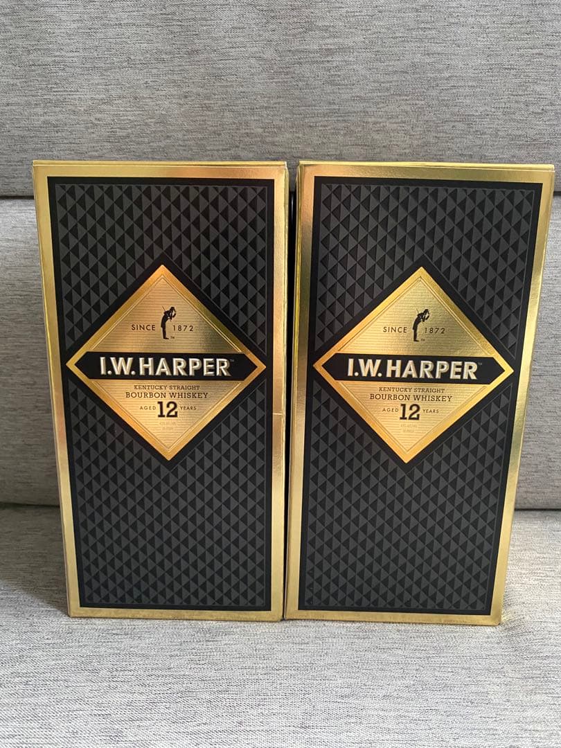 未開封 I.W.HARPER 12年IWハーパー12年 750ml 箱付き　4本