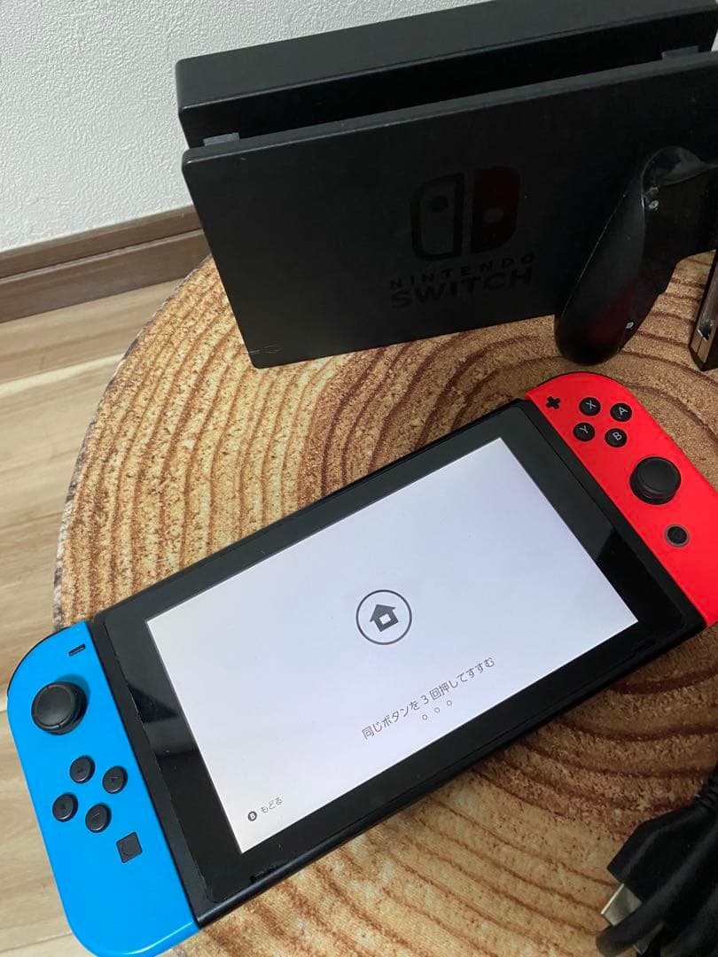 Nintendo Switch ニンテンドースイッチ本体　ネオン 箱無し ①