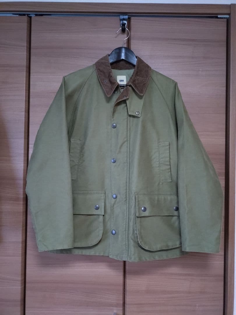 FOB FACTORY ライディングジャケット モールスキン オリーブM