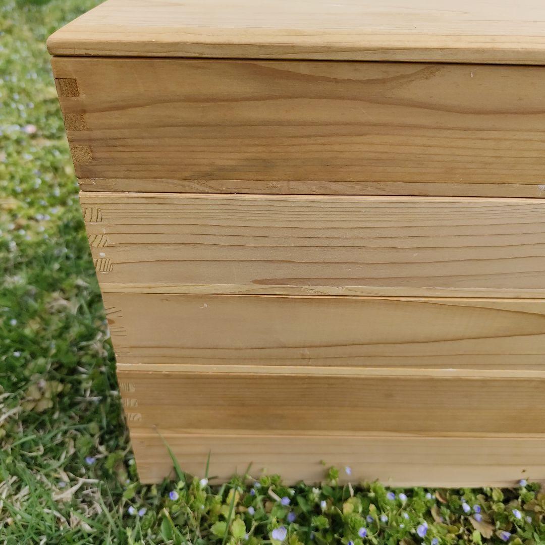 餅箱 ばんじゅう 木箱 5段 古道具 昭和レトロ 5箱 餅つき もろぶた