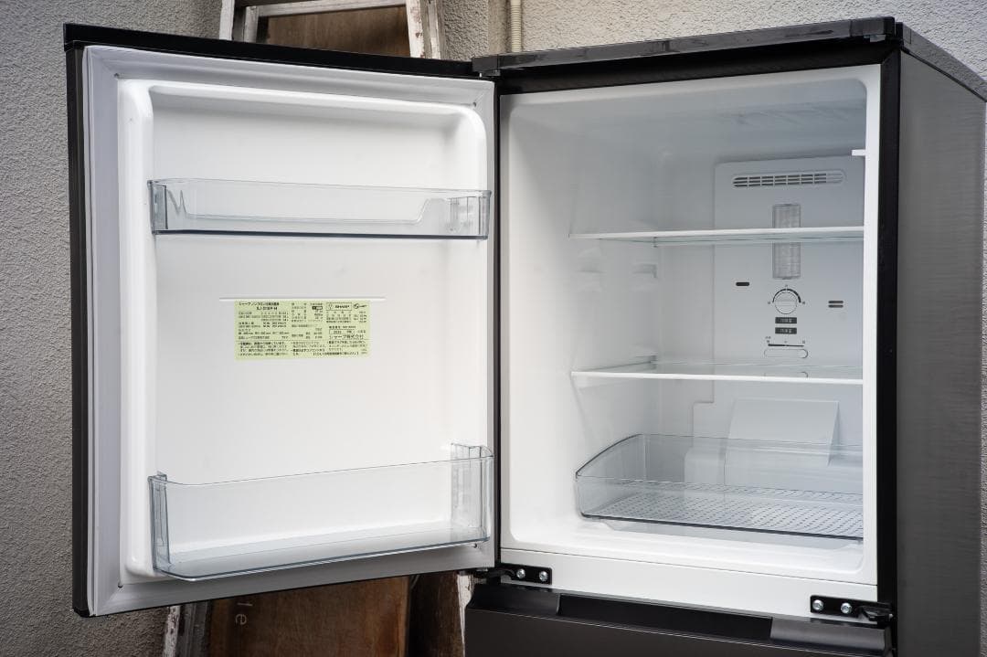 送料込み 2025年製 SHARP 2ドア冷蔵庫 SJ-D15P-H