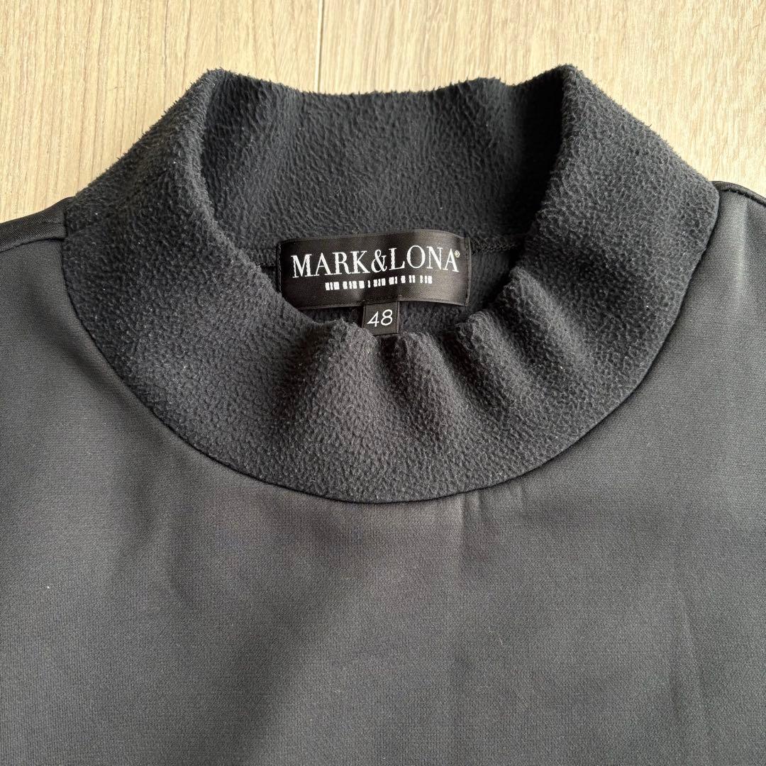 MARK&LONAマーク＆ロナ　CD9-SLMT 片面フリースモックネックシャツ
