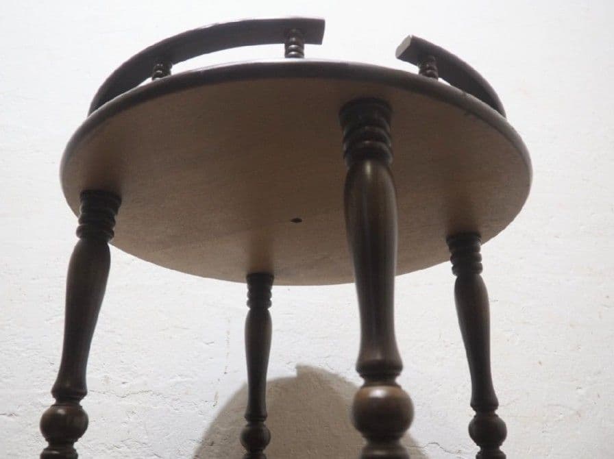 1198 レトロモダン　キャスターワゴン　飾り棚　ラック　飛騨産業　キツツキ