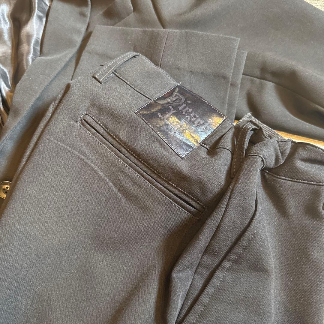 ディーゼルdiesel 14y 黒パンツスーツ　卒業式　入学式