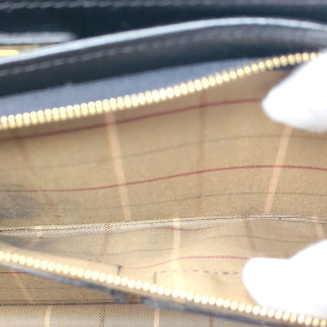 誠*様 バーバリー ダレスバッグ オールレザー ブラック A4収納可 多収納 キ