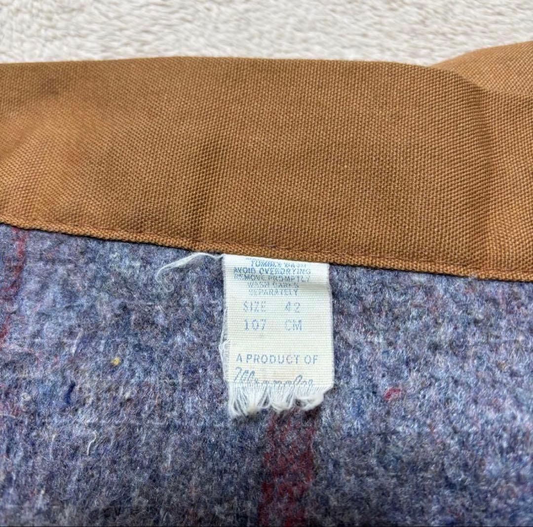 ジャケット・アウター 70s Wrangler duck coverall brown 42