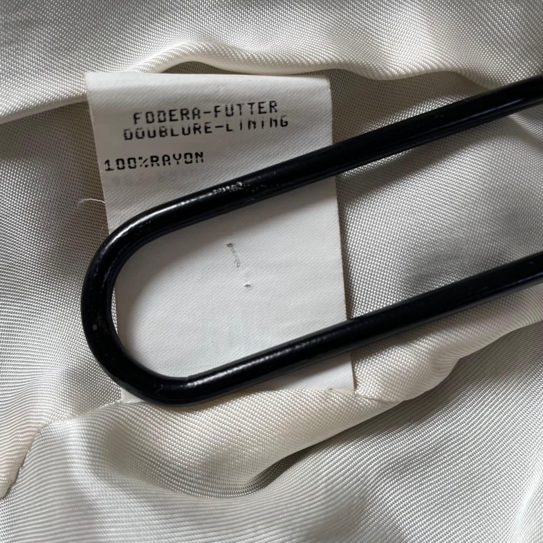 MOSCHINO AEFFE SPAステッチテーラードジャケット　黒◆A485