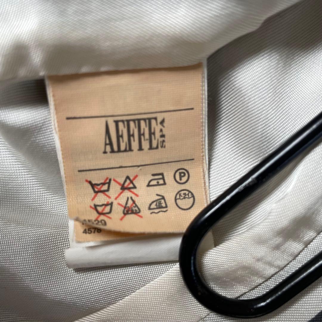 MOSCHINO AEFFE SPAステッチテーラードジャケット　黒◆A485