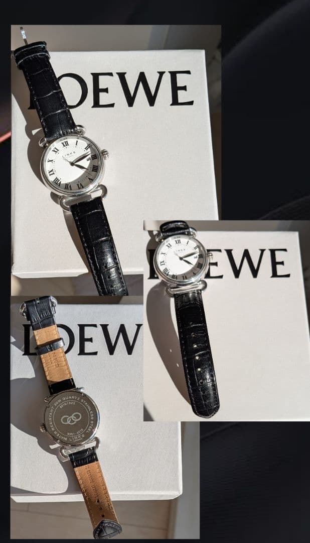 【非売品/美品】Links of Londonドライバー レザーウォッチ