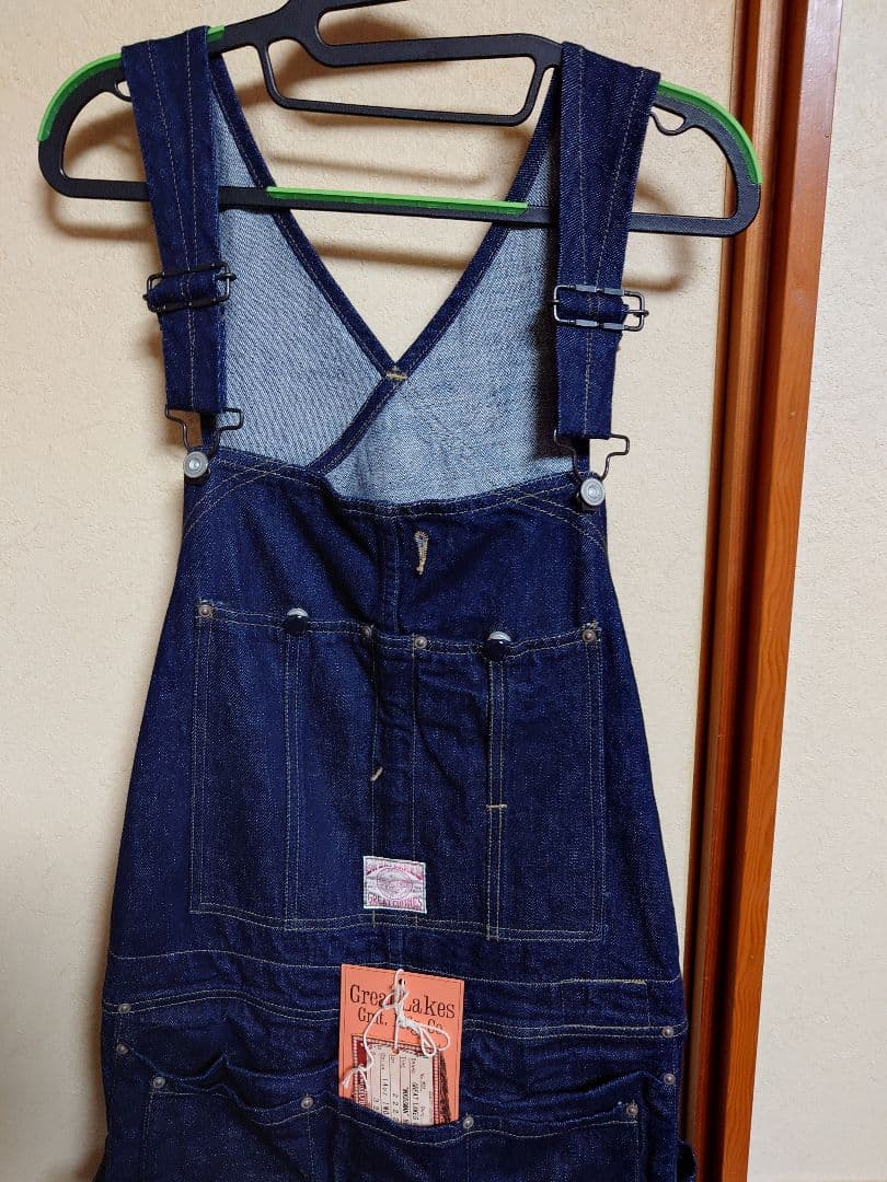 フリーホイーラーズ ウッズマンビブ オーバーオールズ14oz インディゴ デニム