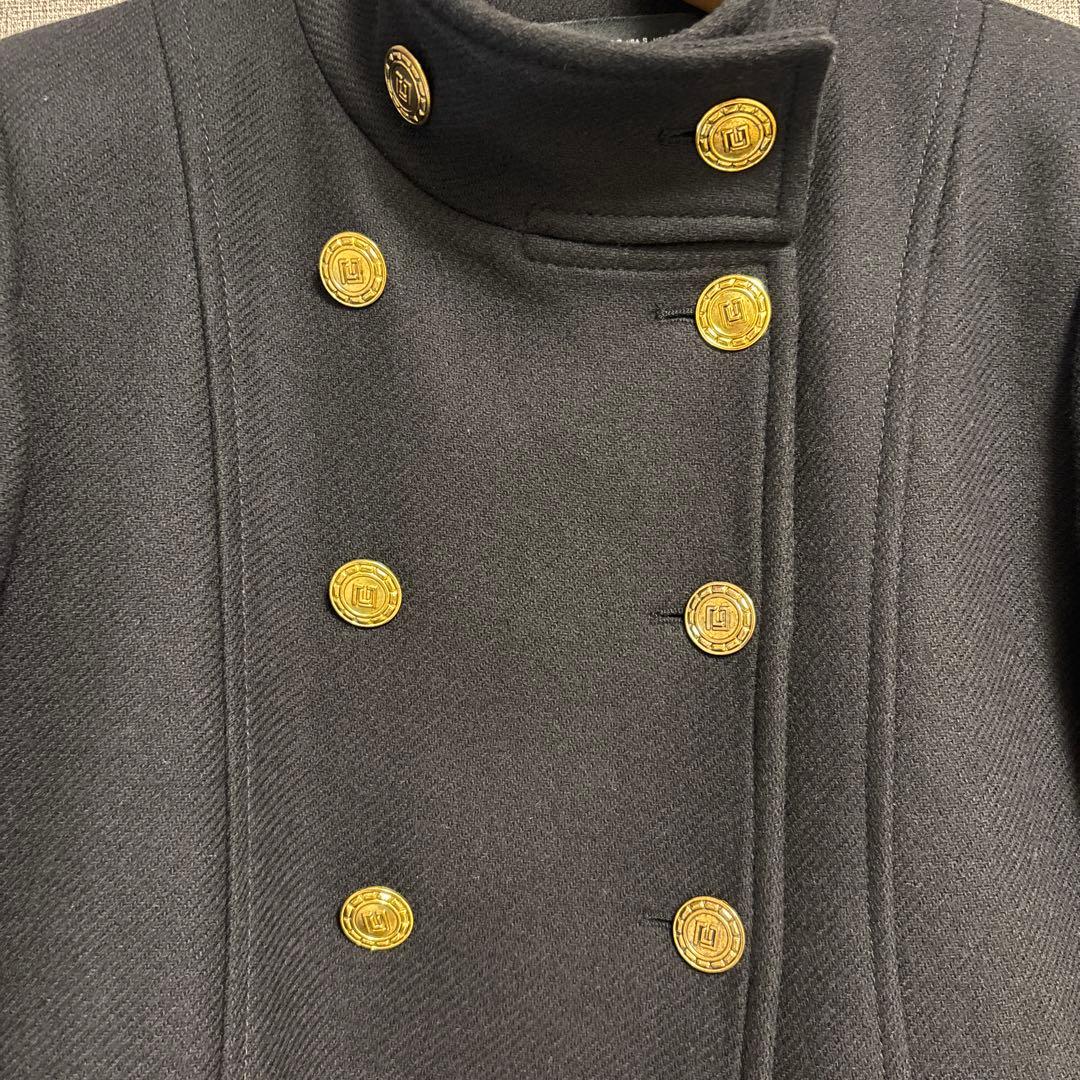 ZARA MANTECO ブラック ピーコート