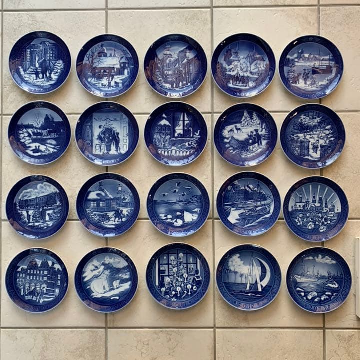 【GW大幅値下げ】ロイヤルコペンハーゲン イヤープレート   21枚