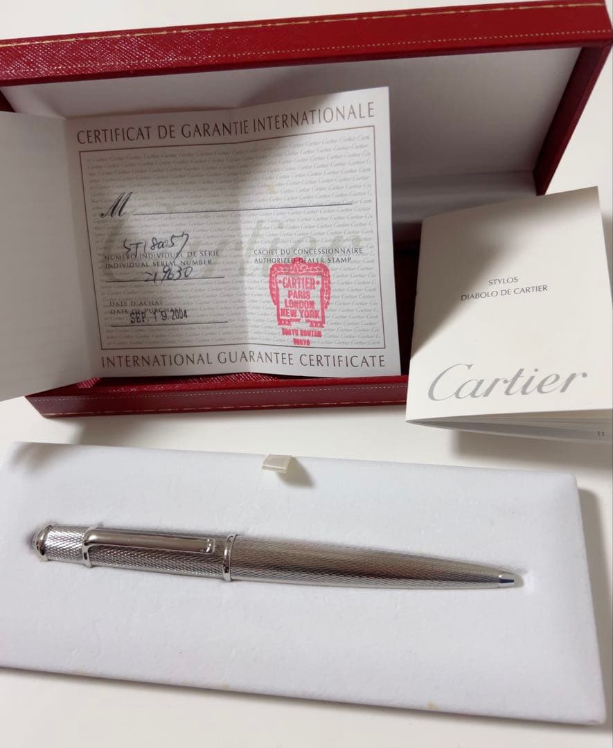 希少　レア　ディアボロ・ドゥ・カルティエ　ボールペン ST180057