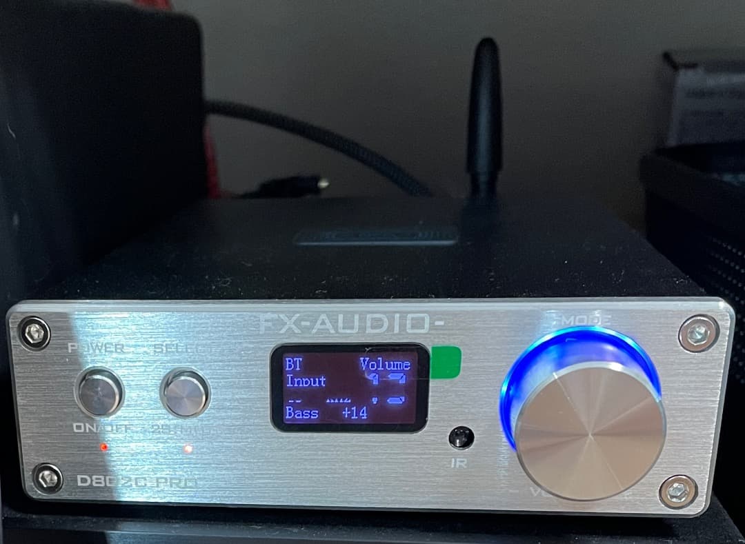 FX-AUDIO D802C PRO デジタルアンプ+ DCアダプター