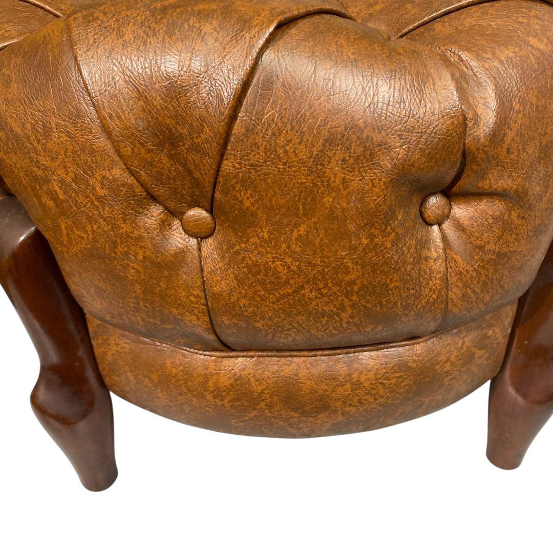 【美品】マルニ木工 ベルサイユ オットマン ブラウン